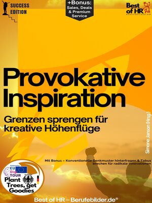 cover image of Provokative Inspiration – Grenzen sprengen für kreative Höhenflüge